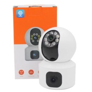 Dual lens ip Camera colour night vision 3MP Micro SD supported